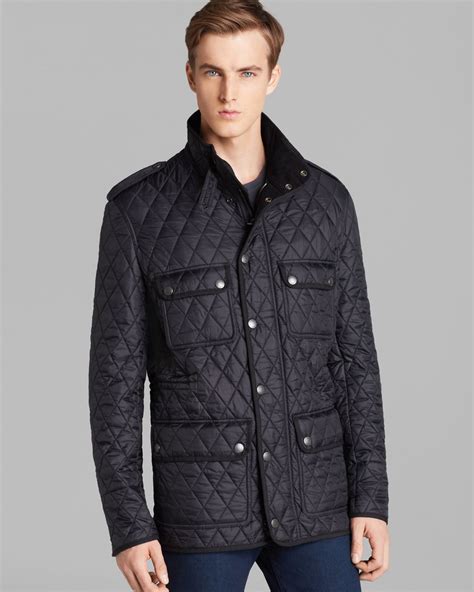 burberry brit quilted jacket men's|Burberry quilted jacket outlet price.